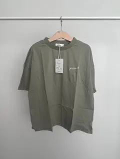 【新品未使用】PAIR MANON キッズ Tシャツ ライトカーキ130のサムネイル