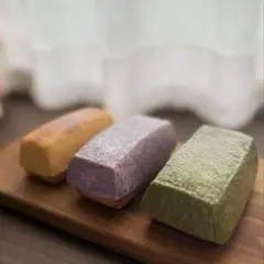手作りスクイーズ　生スイートポテト 3種セット ハンドメイド スクイーズ