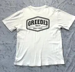 GREED13 両面ロゴ Tシャツ ホワイト