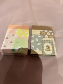 ブックタイプシール 動物 くまシール