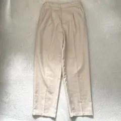 アースミュージックアンドエコロジー スラックス ワイドパンツ ベージュ M