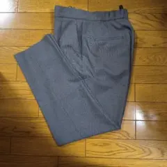 AOKIレディース グレー スラックス ストレート Lサイズ　レミュー