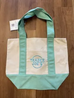TRADER JOE'S ミニパステルキャンバストートバッグ