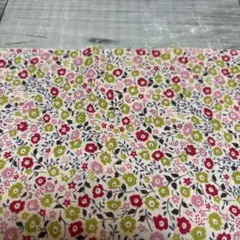 110.ガーデン・ポピーズ柄♡Pink＆Blue LIBERTY生地 - メルカリ