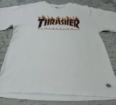 THRASHER フレイムロゴ Tシャツ XL
