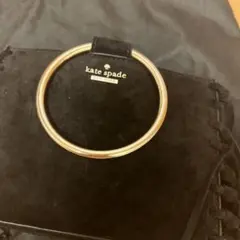 kate spade ブラック スエード バングル