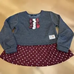 裏起毛トレーナー 120cm