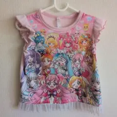 光る プリキュア 半袖Tシャツ 100cm