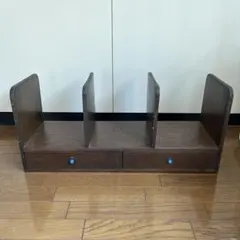 残り1 セット✴︎ウォールナット ファイルボックス スタンド ブック 