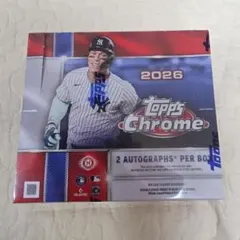 2026 Topps Chrome MLB Hobby Box 未開封