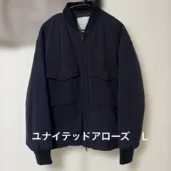 UNITED ARROWS MA-1 フライトジャケット ネイビー
