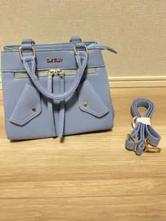【未使用品】D.KELLY ハンドバッグ 取り外し可能ストラップ付き