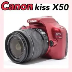 Canon Kiss X50⭐一眼レフ⭐初期不良保証⭐美品⭐シャッター数少