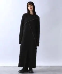 JEANASIS シャイニーメローリブワンピース