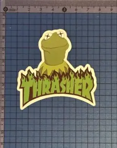 THRASHER ステッカー カエルデザイン