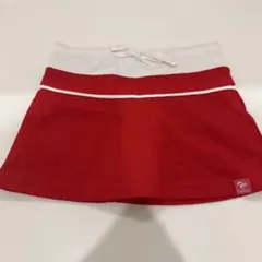 チア　赤スカート　120センチ相当