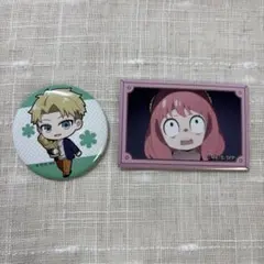 出回り少！SPY×FAMILY スパイファミリー缶バッジ　アーニャ　ロイド