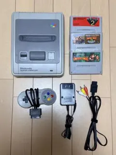 【通電確認済】スーパーファミコン　本体 コントローラー　ソフト3本セット
