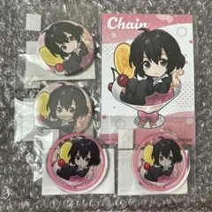 血界戦線　まるくじ　ちゃぽんっ　缶バッジ　チェイン