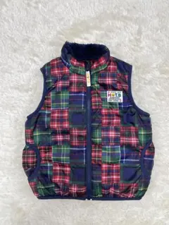 ミキハウス　ホットビスケット　リバーシブル　ベスト