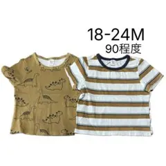 半袖Tシャツ 18-24M 90cm相当
