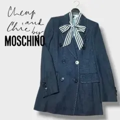 イタリア製＊MOSCHINO＊バスケット織ダブルテーラードジャケット