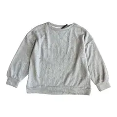 HK WORKS LONDON スタッズ付き 長袖ニット グレーのサムネイル