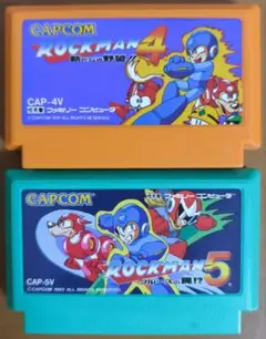 ロックマン4＆5 2本セット ファミコン