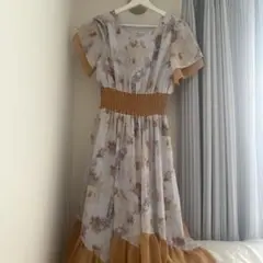 axesfemme アクシーズファム 半袖ロングワンピース