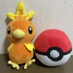 アチャモと　ボール　ぬいぐるみセット
