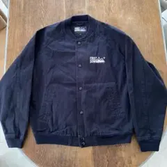 ファーストダウン　ブルゾン　Ｍ　ジャンパー　ジャケット　黒　スタジャン　長袖