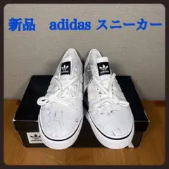 新品 adidas スニーカー ホワイト