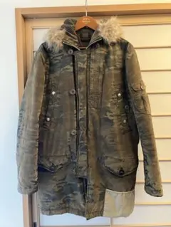 ミリタリー柄コート　Lサイズ