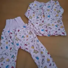 ベビーパジャマ 95cm ピンク 上下セット