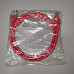 レッド LANケーブル 未開封 1.0M Cat.6