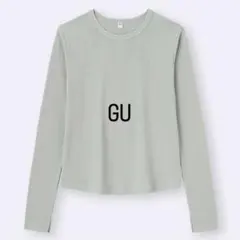 リブクルーネックt