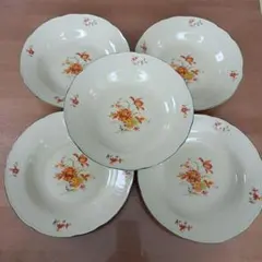 昭和レトロ★カレー皿　スープ皿　5枚セット
