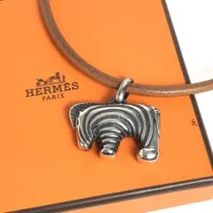 HERMES シュバル ホース ヘッド ペンダント トップ ゴールド - メルカリ