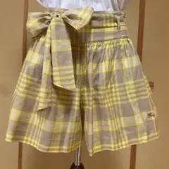 美品　バーバリーブルーレーベルキュロットスカート