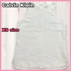 カルバンクライン Calvin Klein ノースリーブ タンクトップ 刺繍
