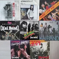 甲斐バンドEPレコード8枚セット