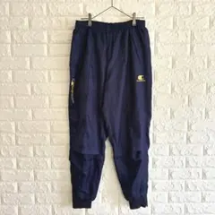 チャンピオン/ナイロンパンツ/刺繍ロゴ/ジョガー/L/ネイビー
