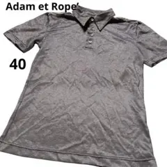 Adam et Rope’ アダムエロペ 半袖ポロシャツ Lネイビー 日本製のサムネイル