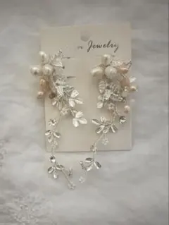 イヤリング　結婚式　前撮り