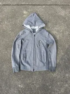 ジップパーカー　y2k 平成 ドクロ グランジ