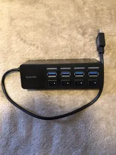 ELECOM USB 3.0ハブ 4ポート U3H-S418BK