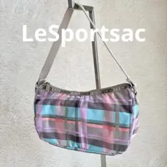 レスポートサック アクセサリーポーチ ミニバッグ チェック ナイロン 軽量