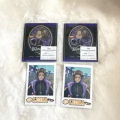 ツイステ レオナ ジャック クラブウェア 缶バッジ 特典 カードケース