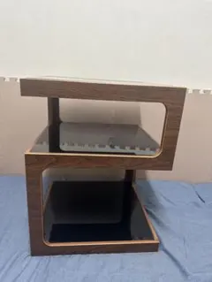 宮武製作所 3段サイドテーブル ARCA スタイリッシュデザイン