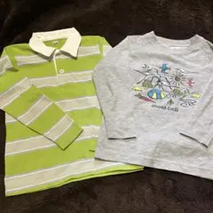 モンベル　WICラガーシャツ　長袖Tシャツ　110サイズ　2枚セット
